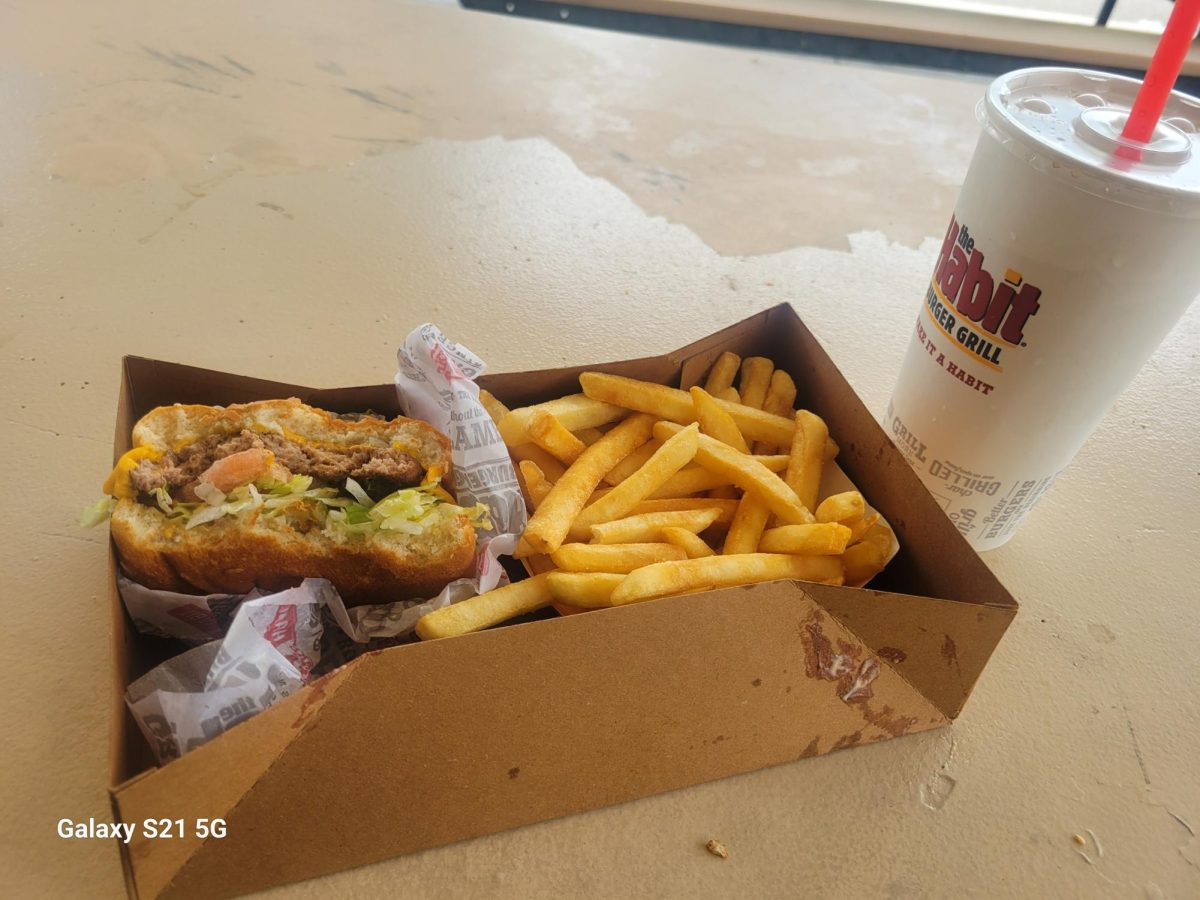 Hamburger and cheeseburger combos were available at The Habit food truck on May 24th.